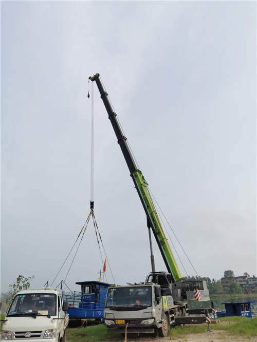 惠水县桥梁建设吊装案例